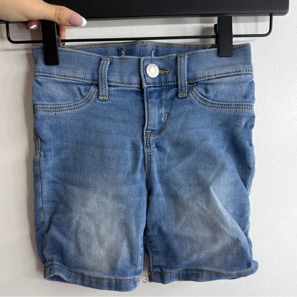 Justice Light Blue Denim Shorts